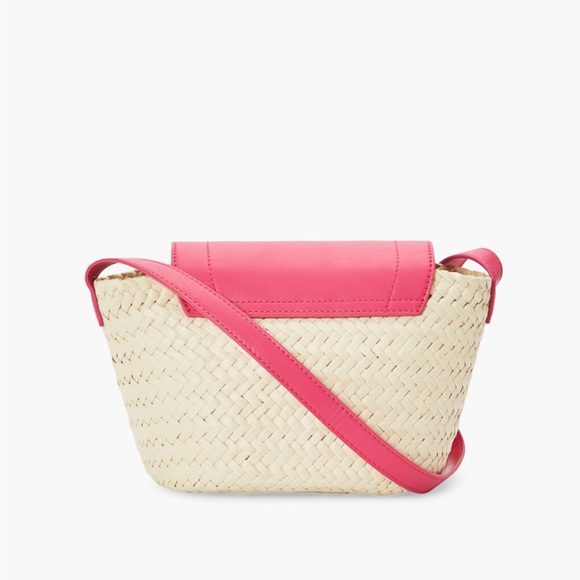 New! Cute Summer Pink Flap-over Shoulder Bag - Picture 3 of 5